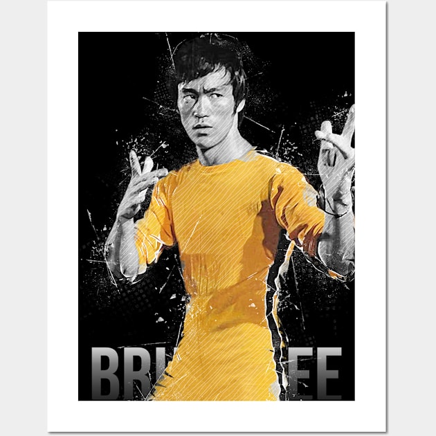 Bruce Lee Wall Art by Creativedy Stuff